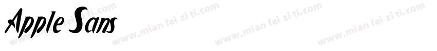 Apple Sans字体转换